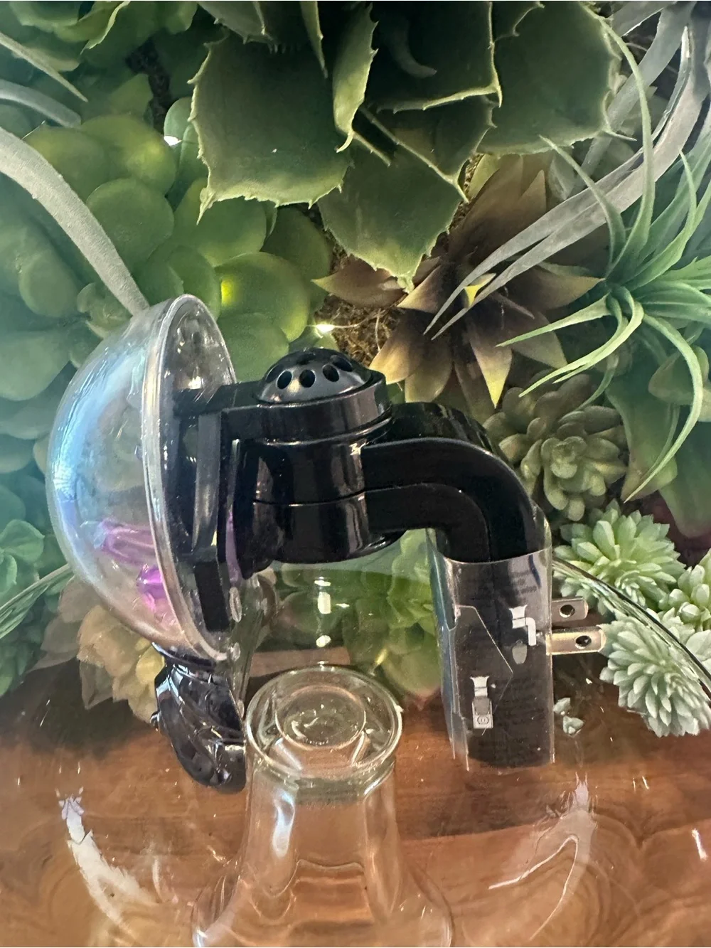 Bath & Body Works Green & Purple Crystal Globe Wall Accent